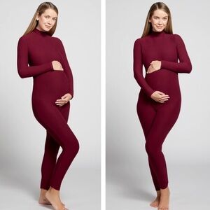 NWT Bumpsuit The Gigi in Burgandy